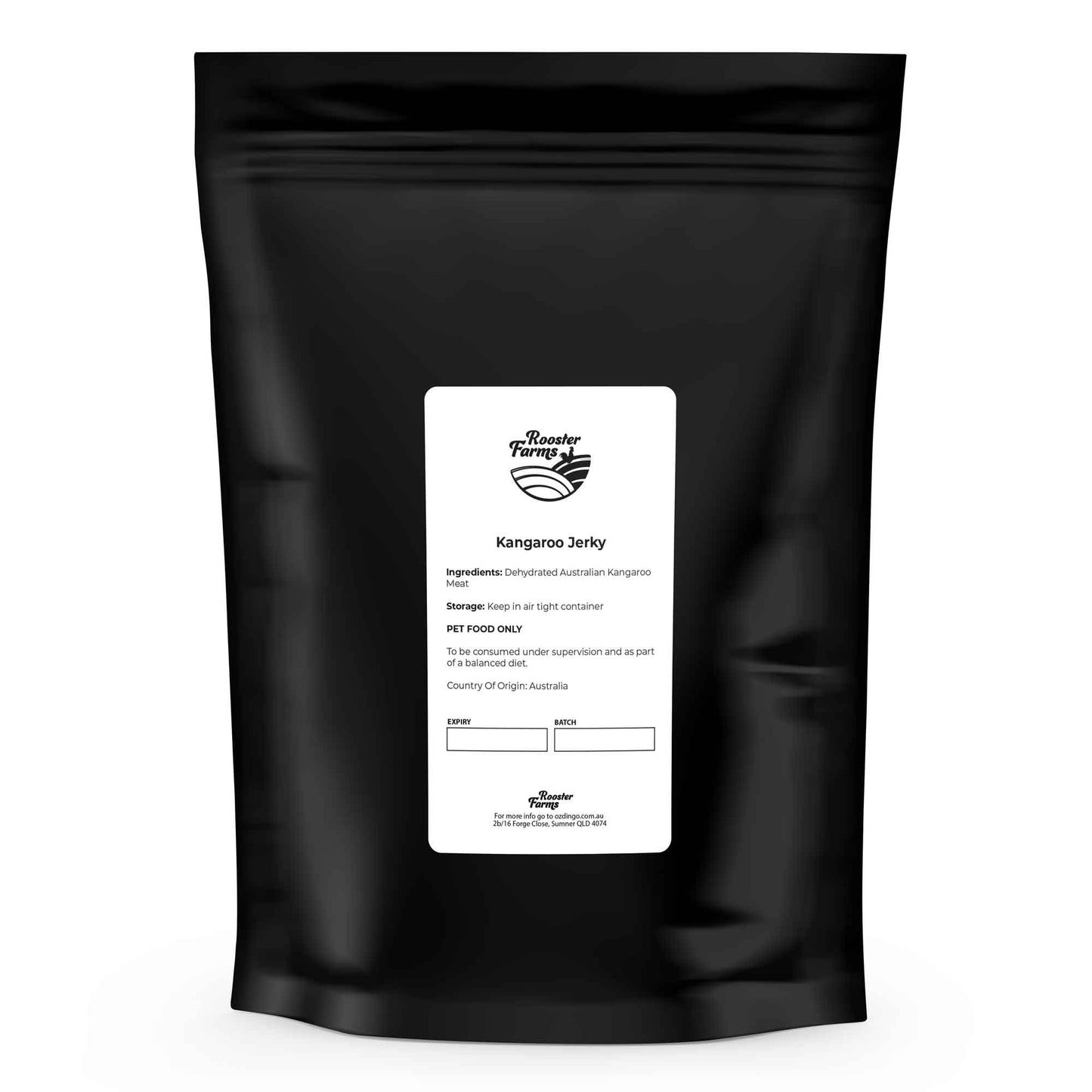 Dog Treat Kangaroo Jerky - Dehydrated Australian Healthy Puppy Chew-3