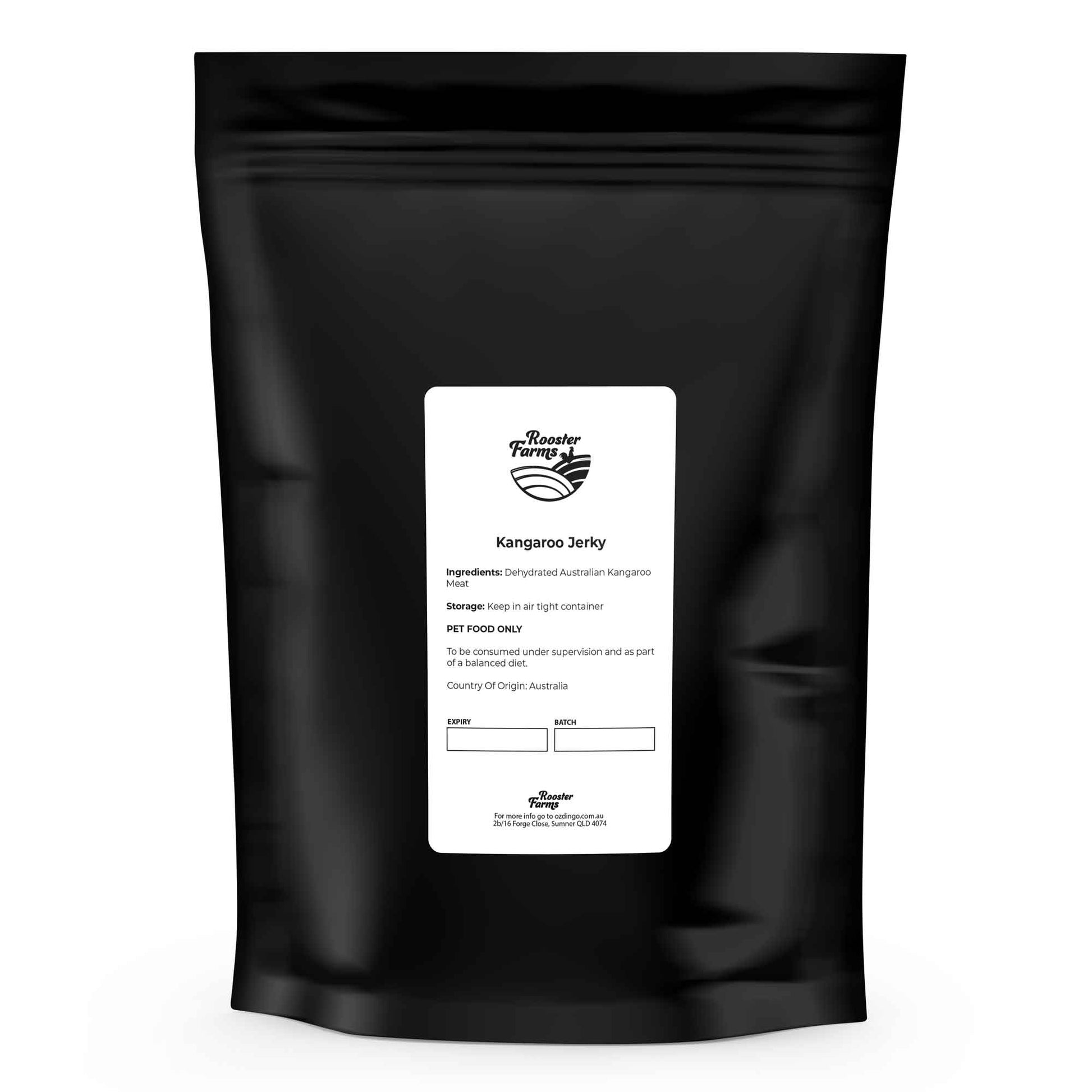 Dog Treat Kangaroo Jerky - Dehydrated Australian Healthy Puppy Chew-3
